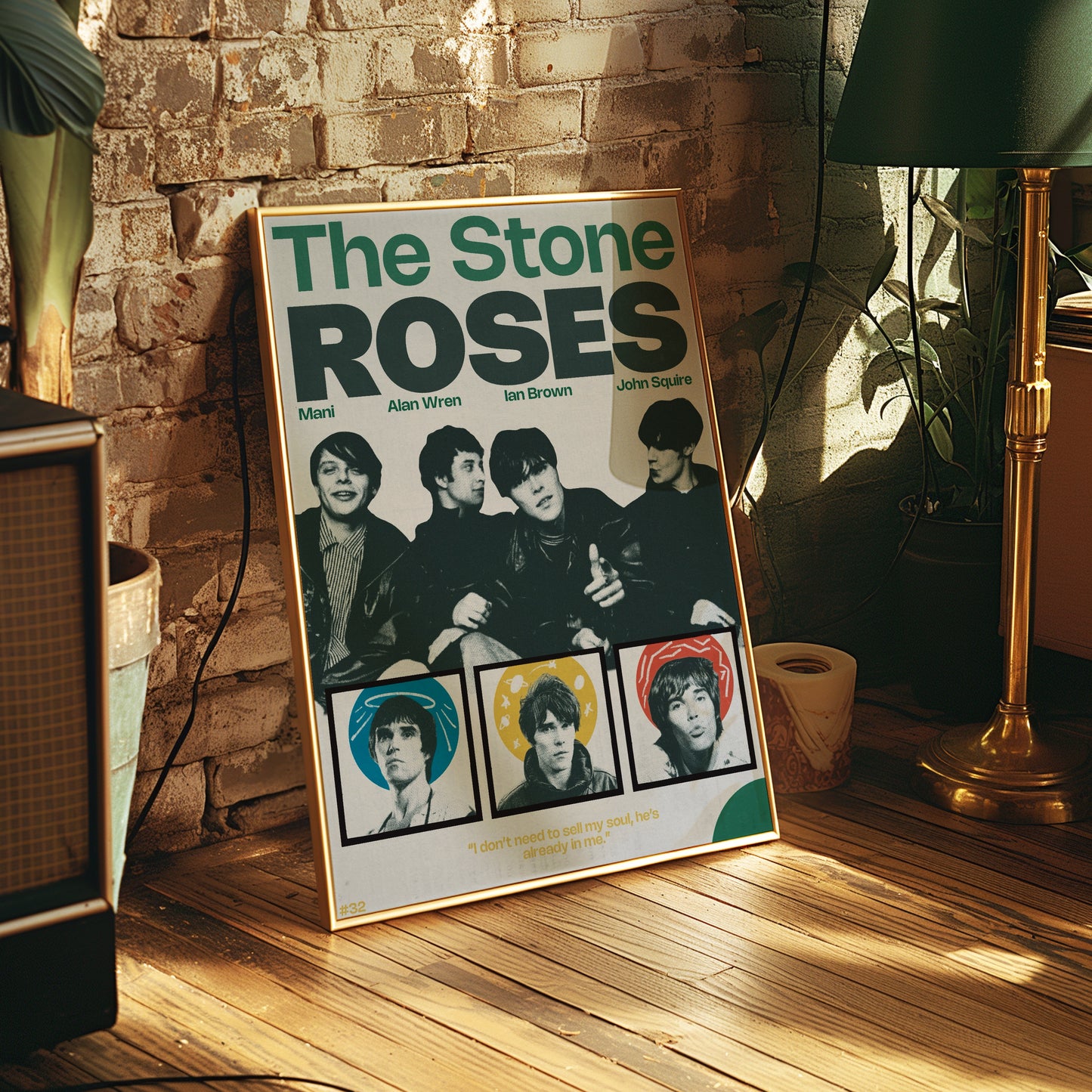 #32 The Stone Roses poster