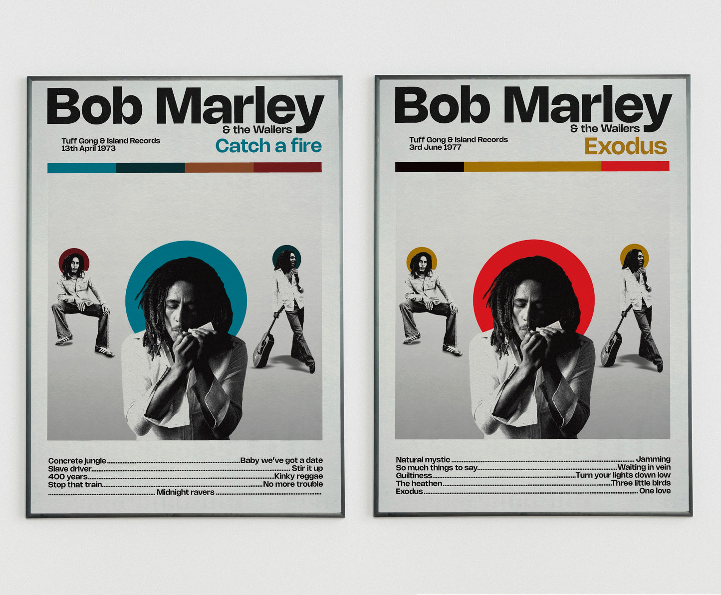 Bob Marley Album posters