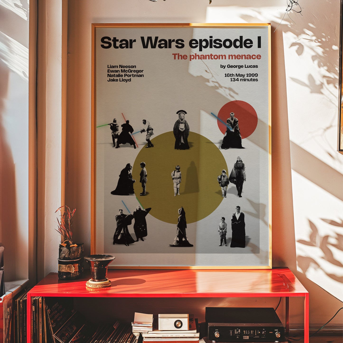 Star Wars The Phantom Menace miniatures poster