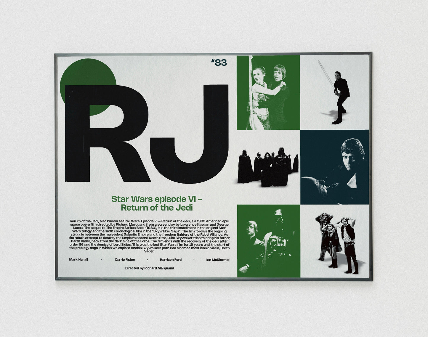 RJ Star Wars Return of the Jedi poster