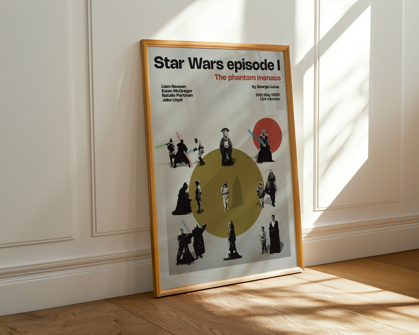 Star Wars The Phantom Menace miniatures poster