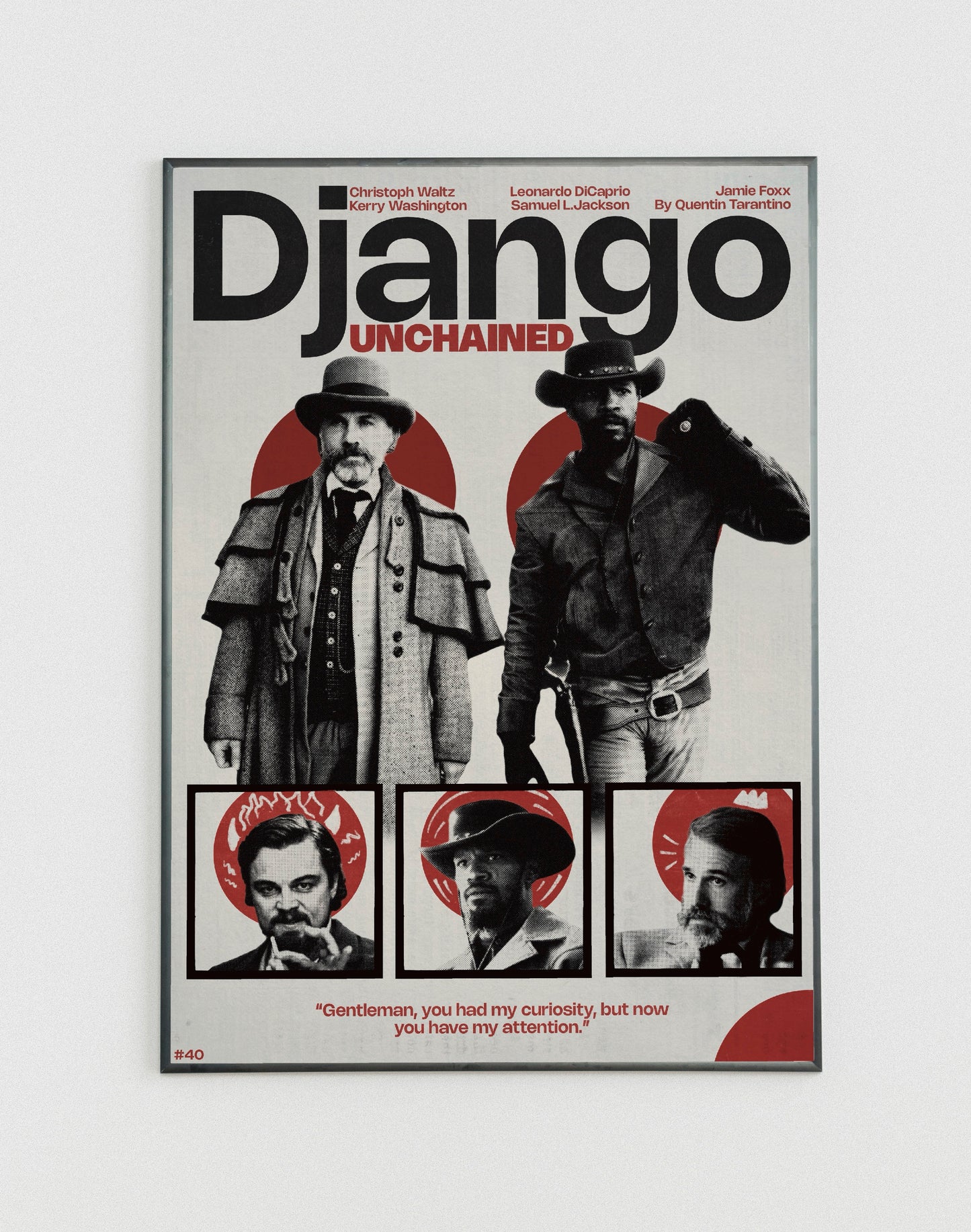 #40 Django Unchained poster