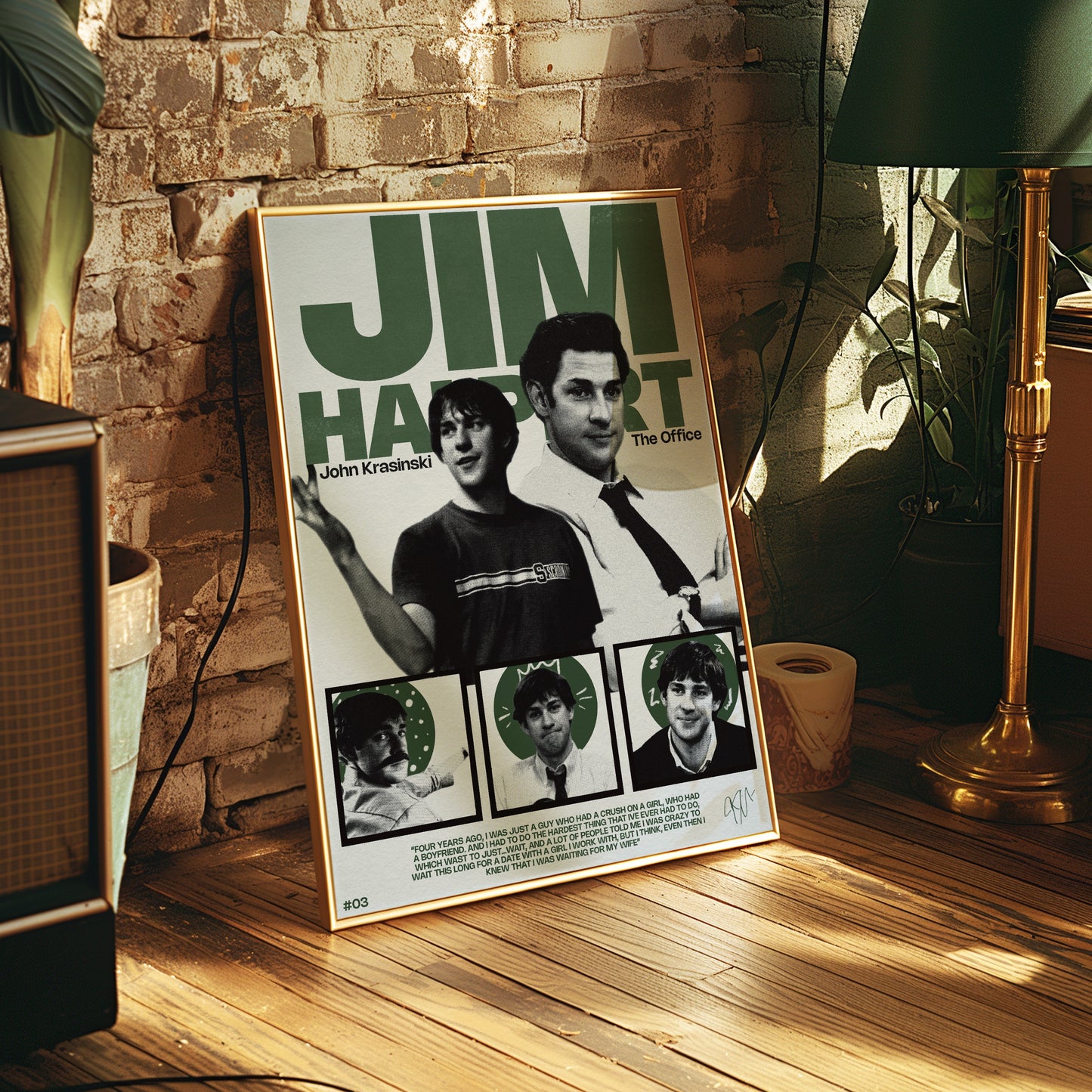 #03 Jim Halpert poster