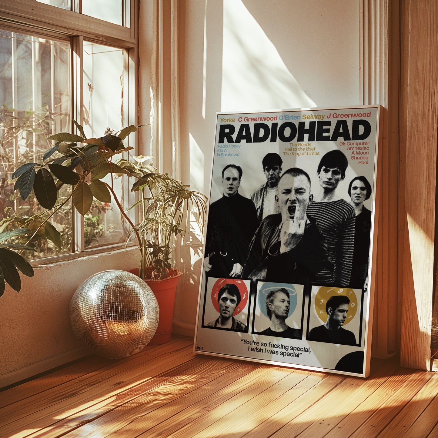 #14 Radiohead poster