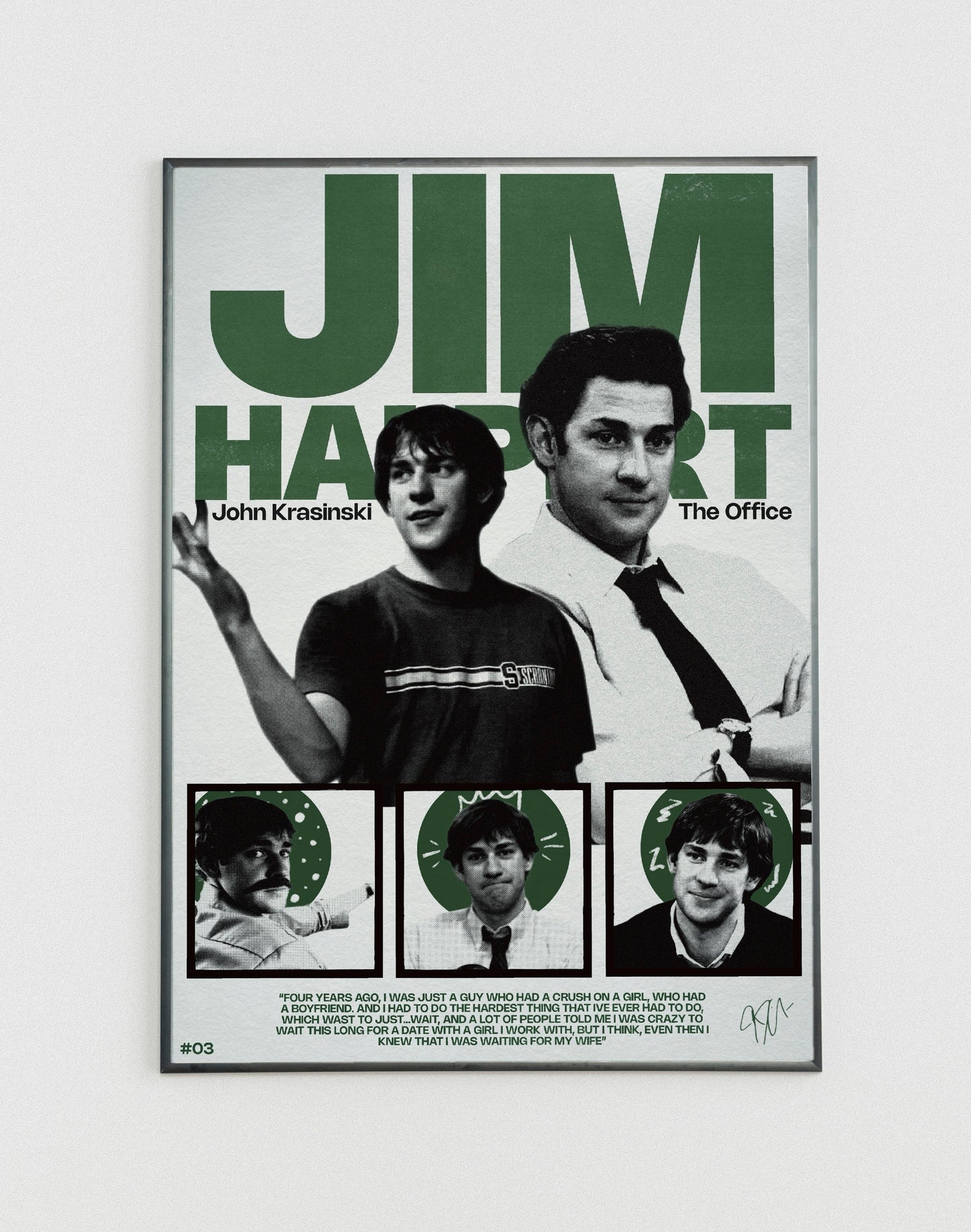 #03 Jim Halpert poster