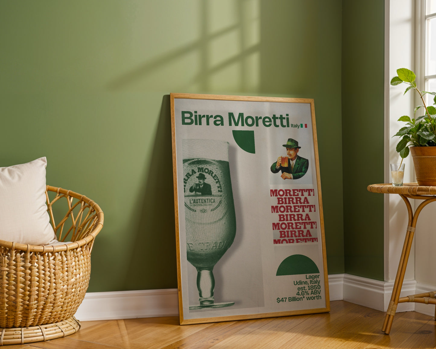 Birra Moretti poster