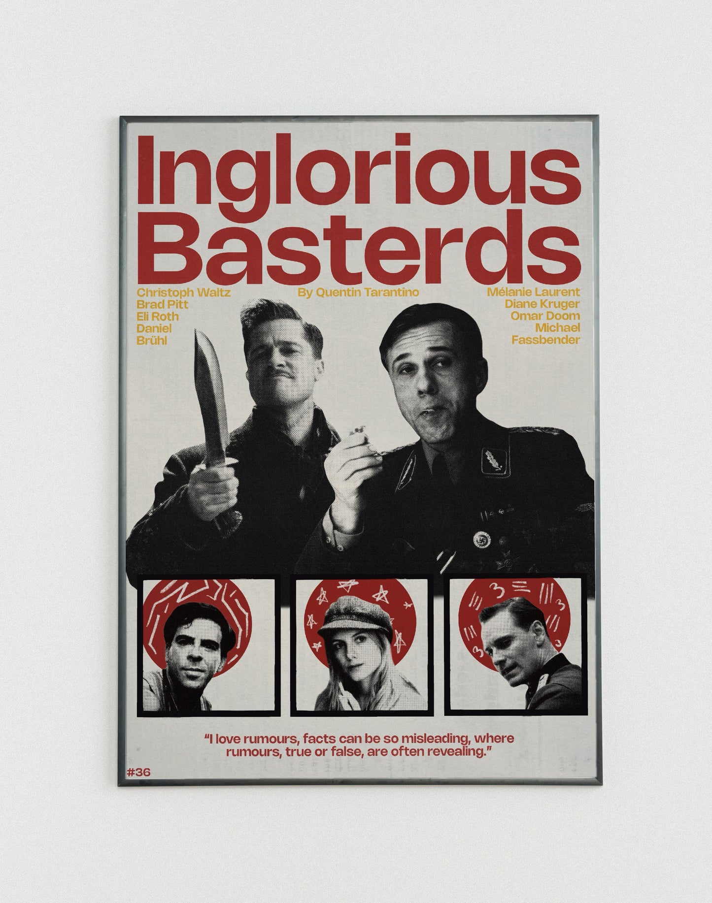 #36 Inglorious Basterds poster