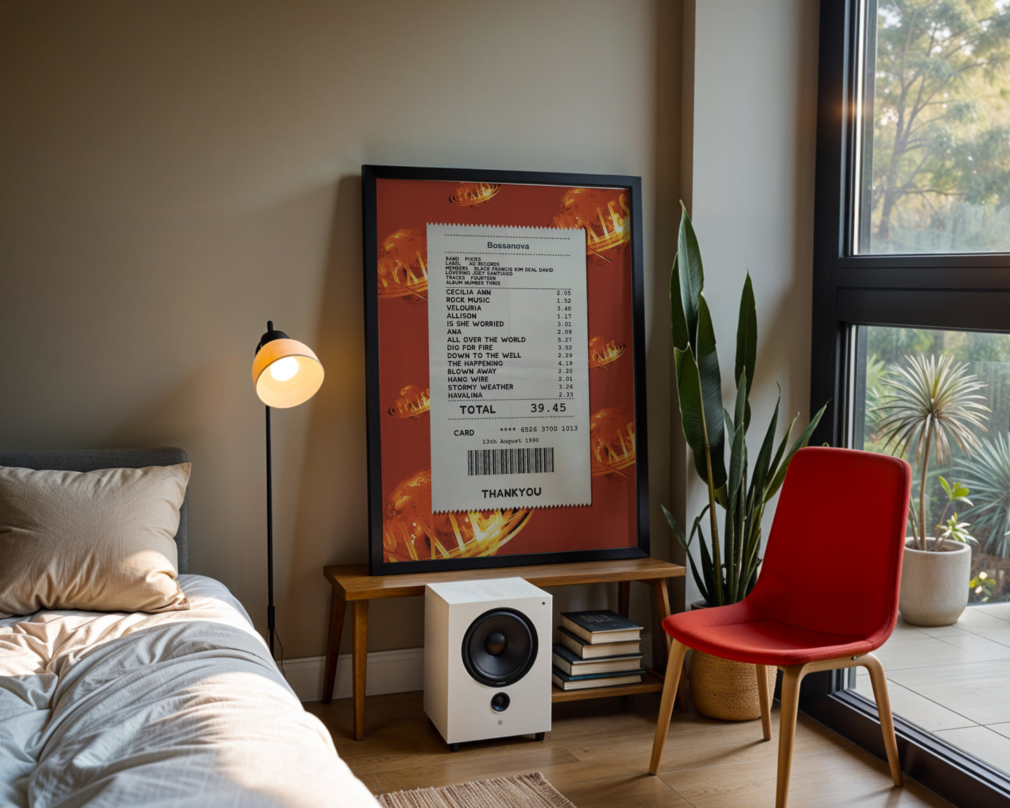 Pixies Bossanova receipt poster