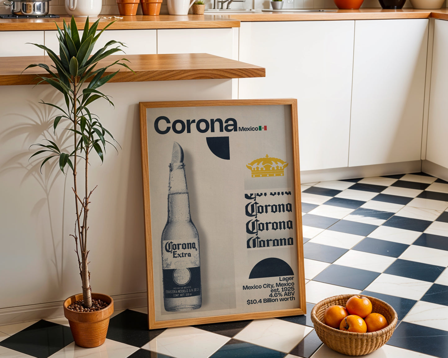 Corona beer poster