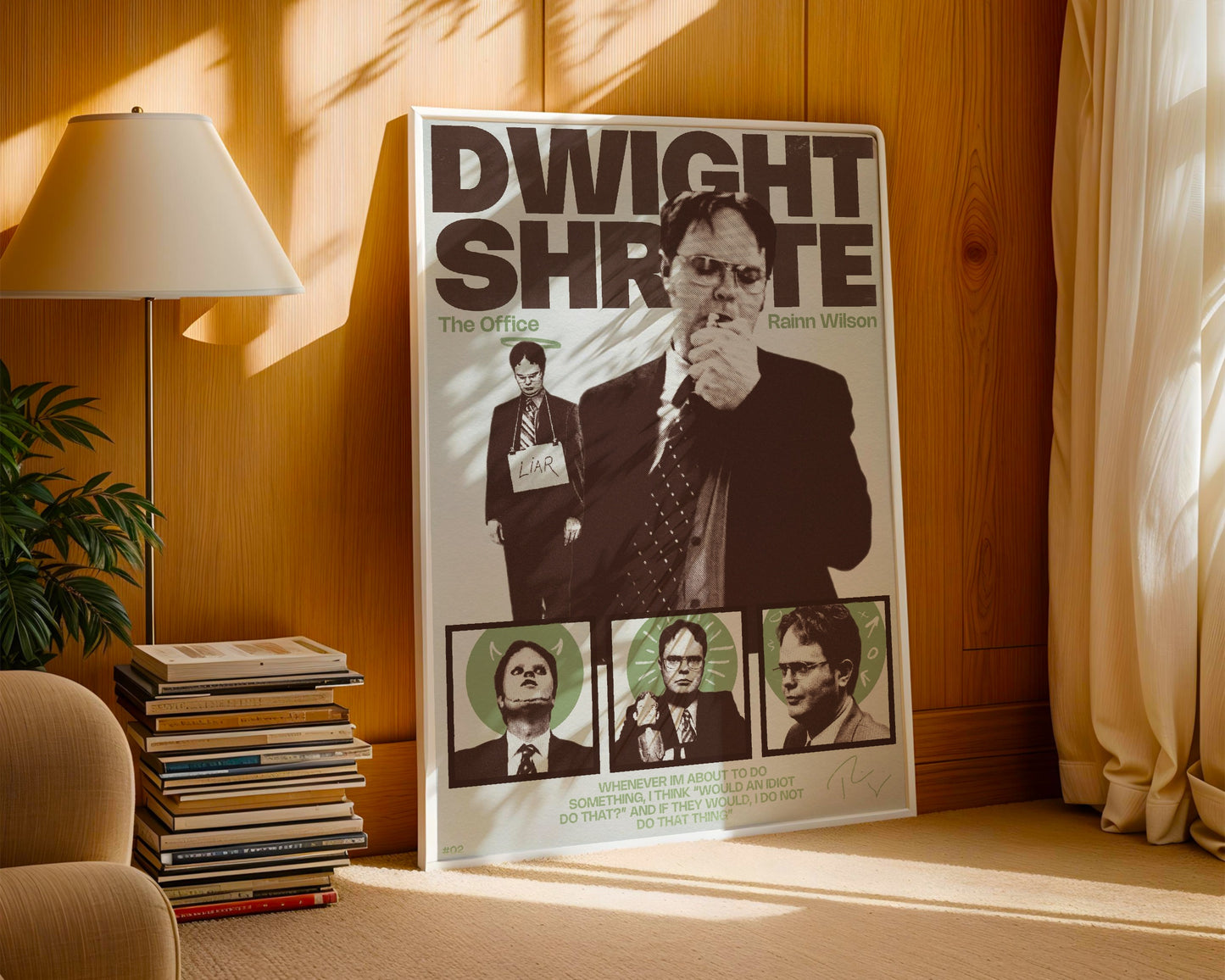 #02 Dwight Shrute poster