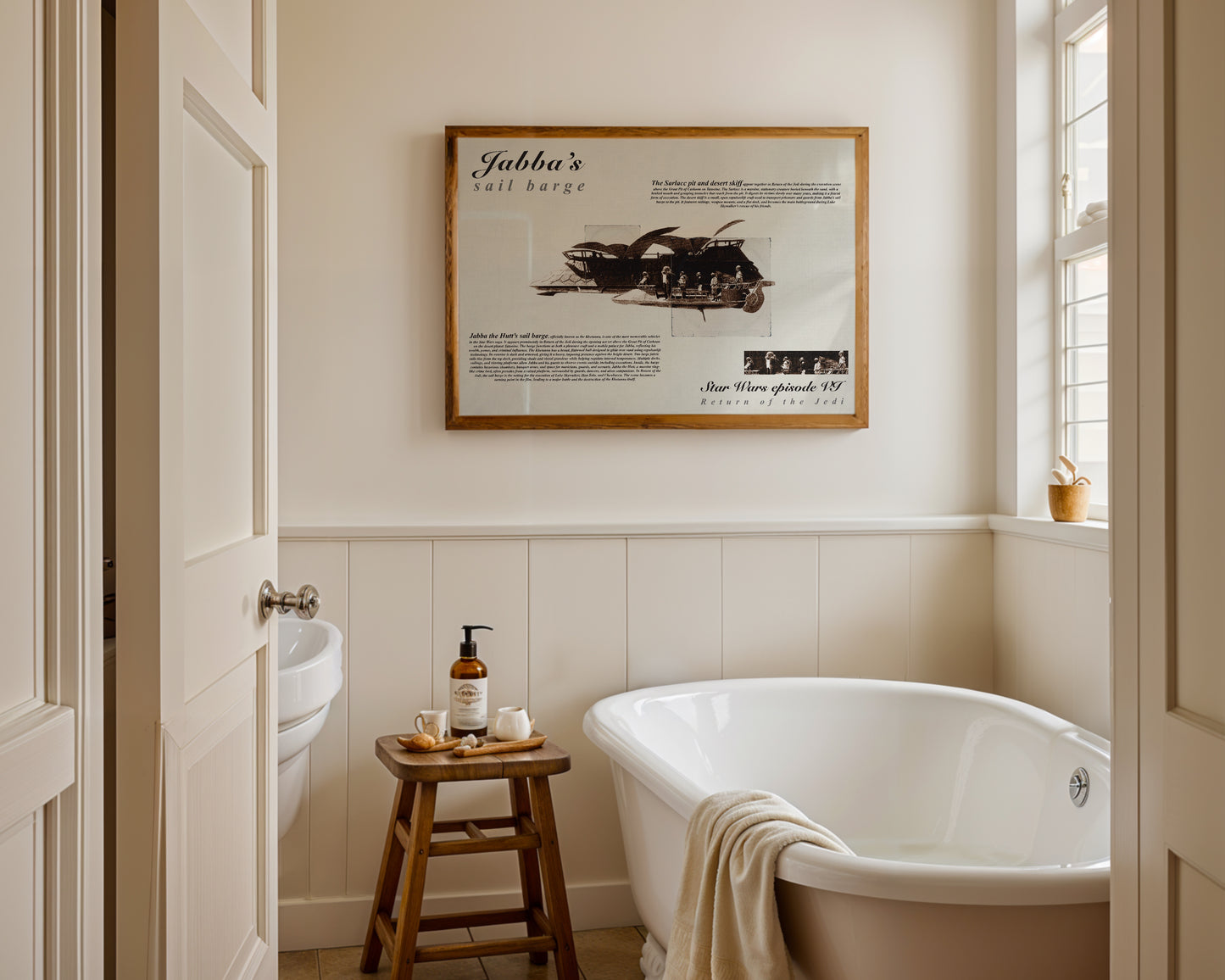 Star Wars Jabba Sail Barge poster