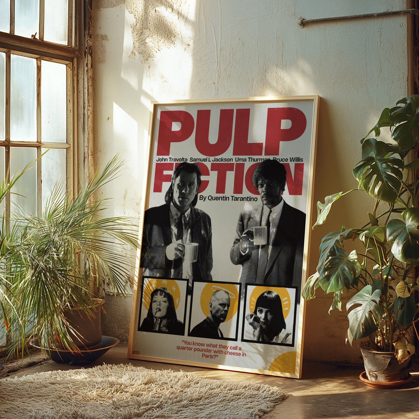 #19 Pulp Fiction poster