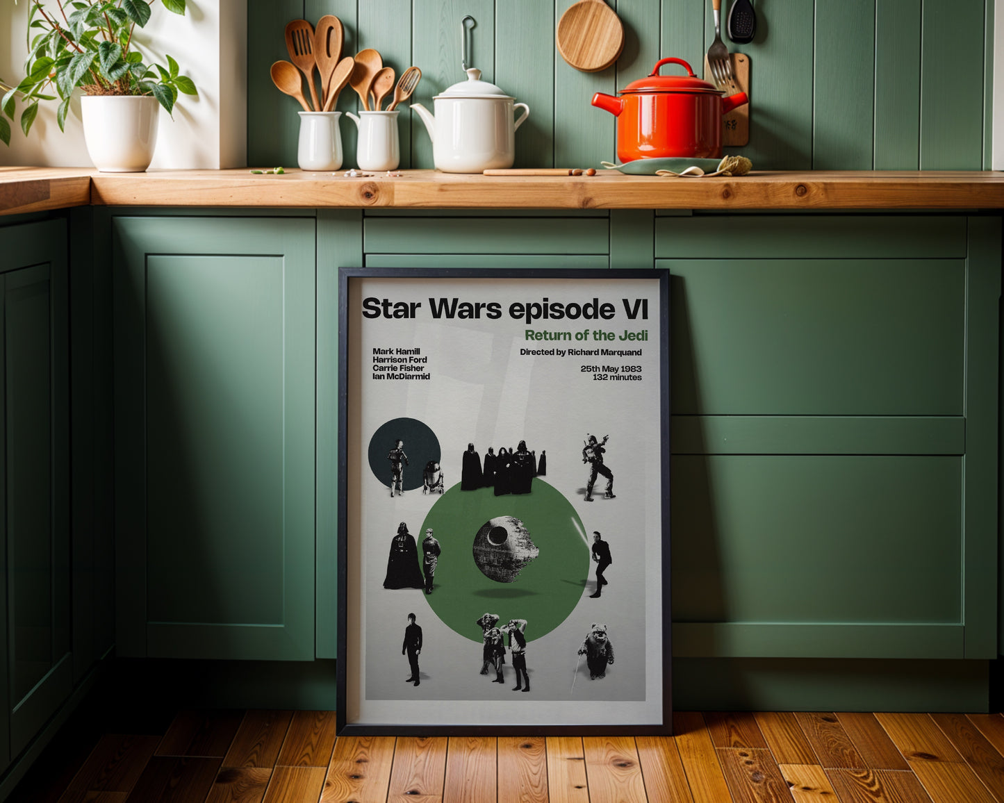 Star Wars Return of the Jedi miniatures poster