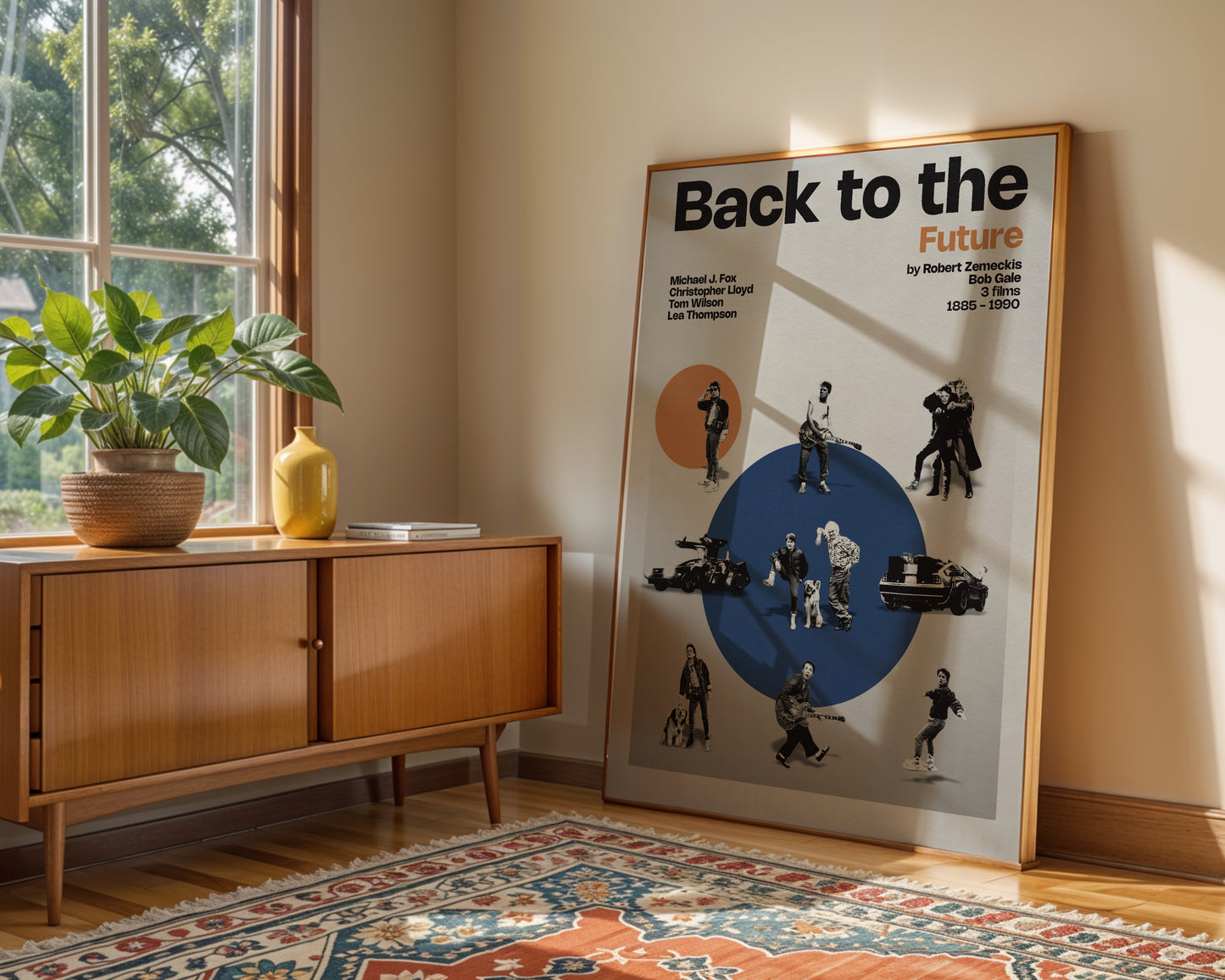 Back to the Future miniatures poster