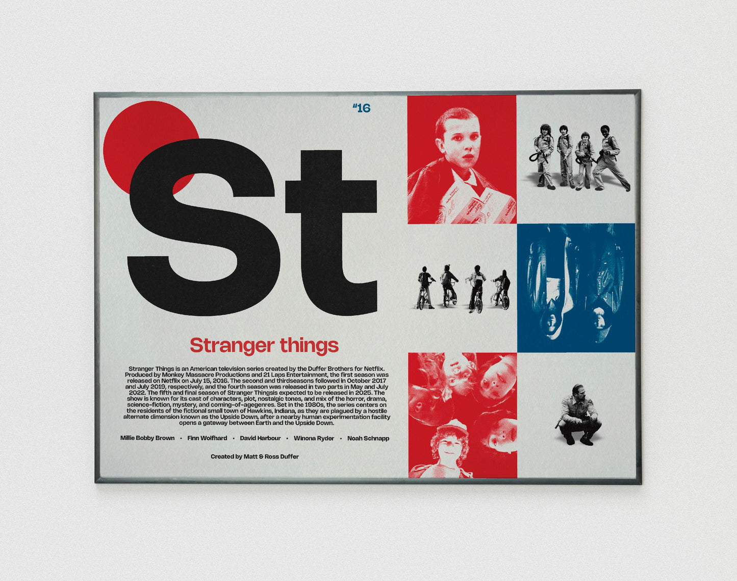 St Stranger Things show poster