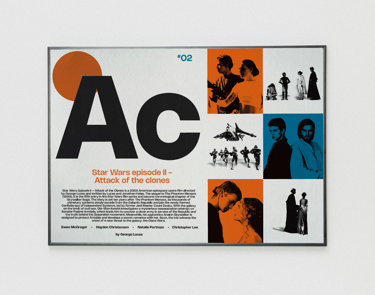 Ac Star Wars Attack of the Clones film poster