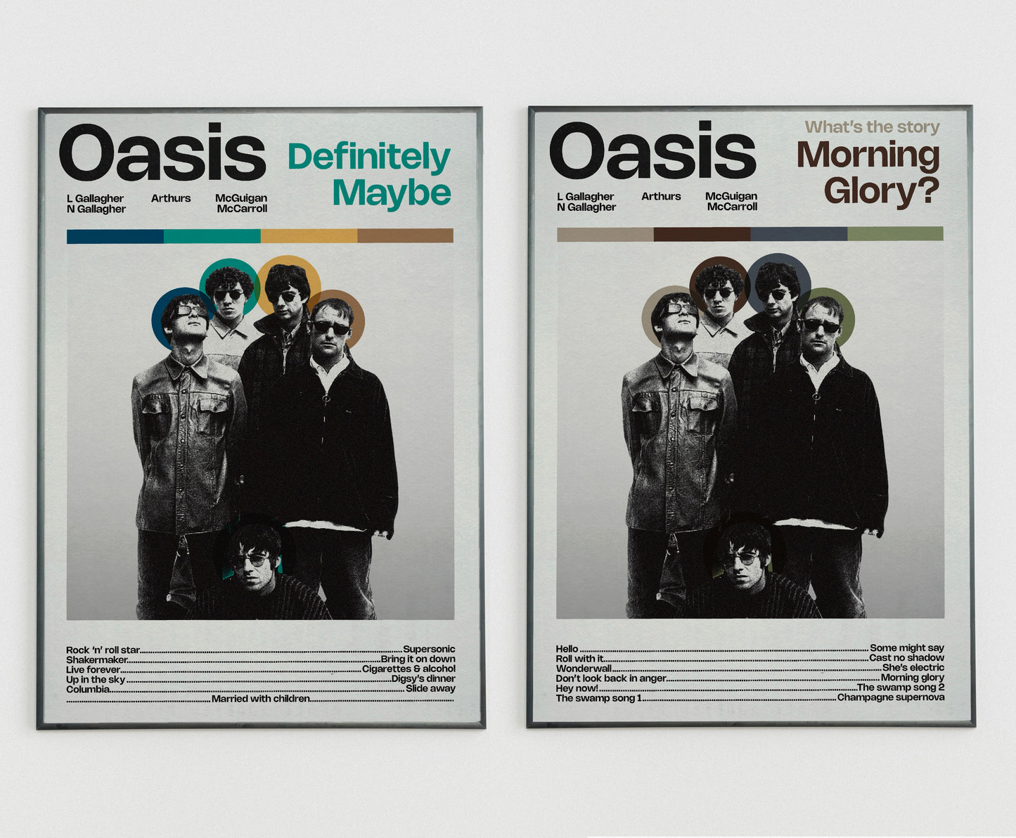 Oasis Album posters