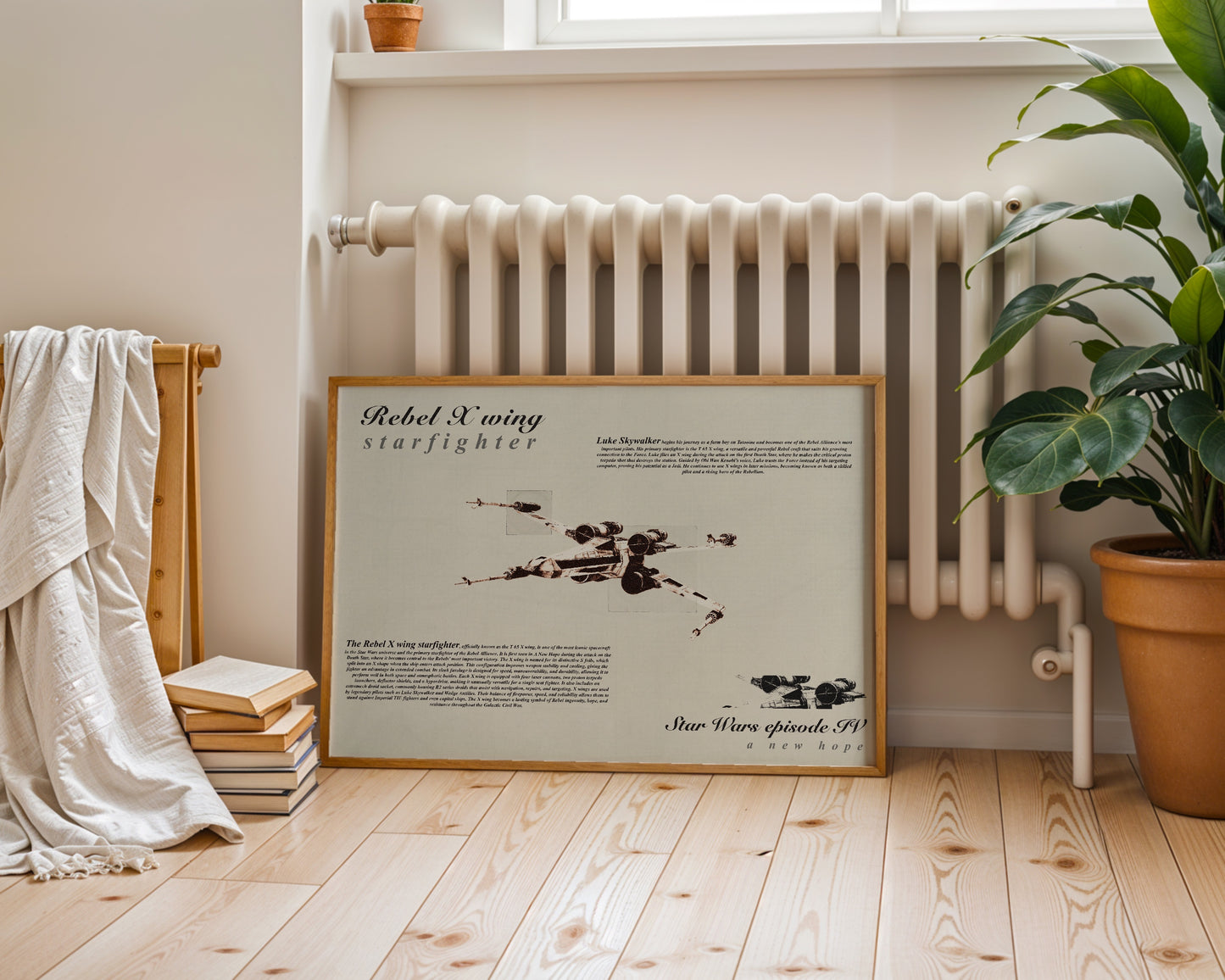 Star Wars X Wing Star poster