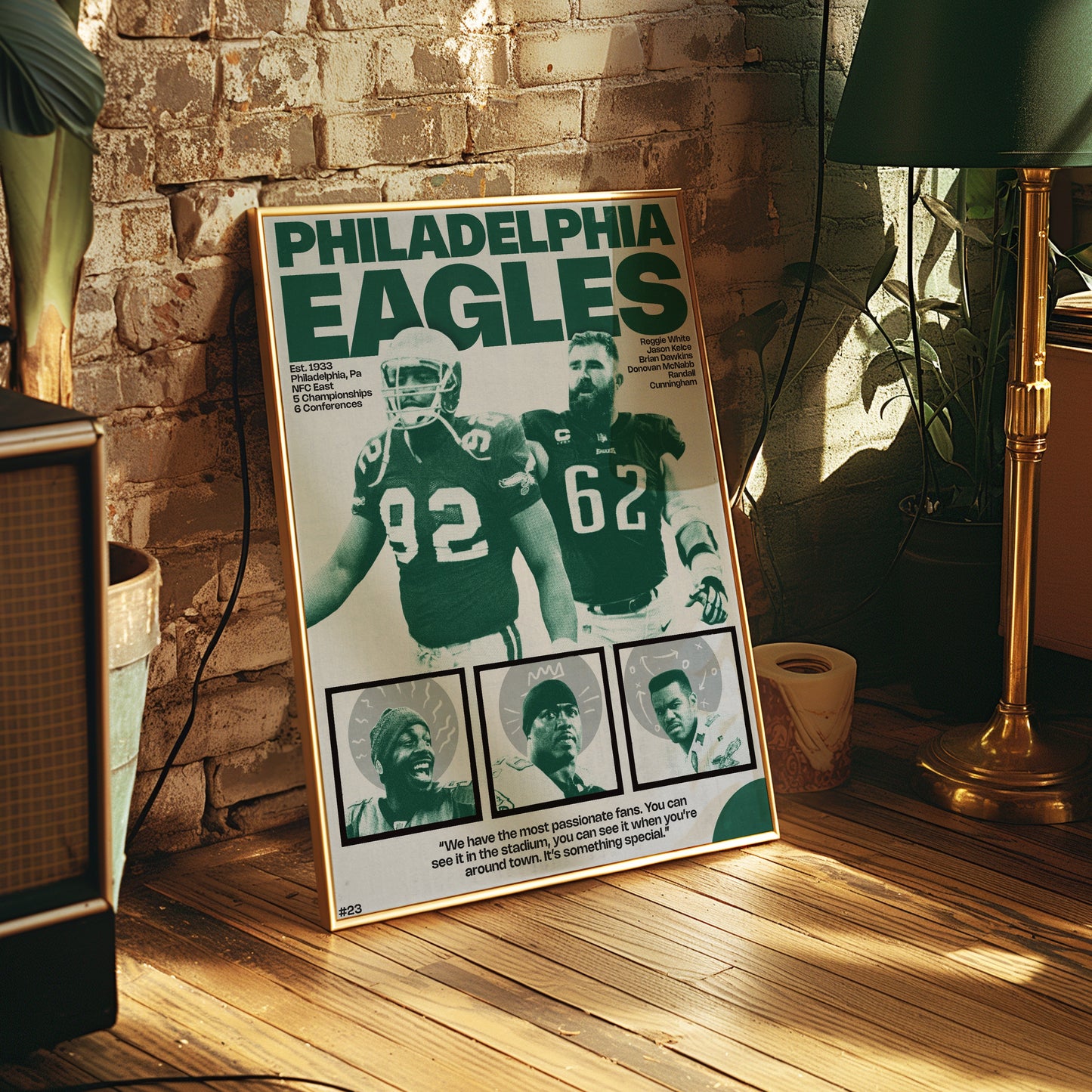 #23 Philadelphia Eagles poster