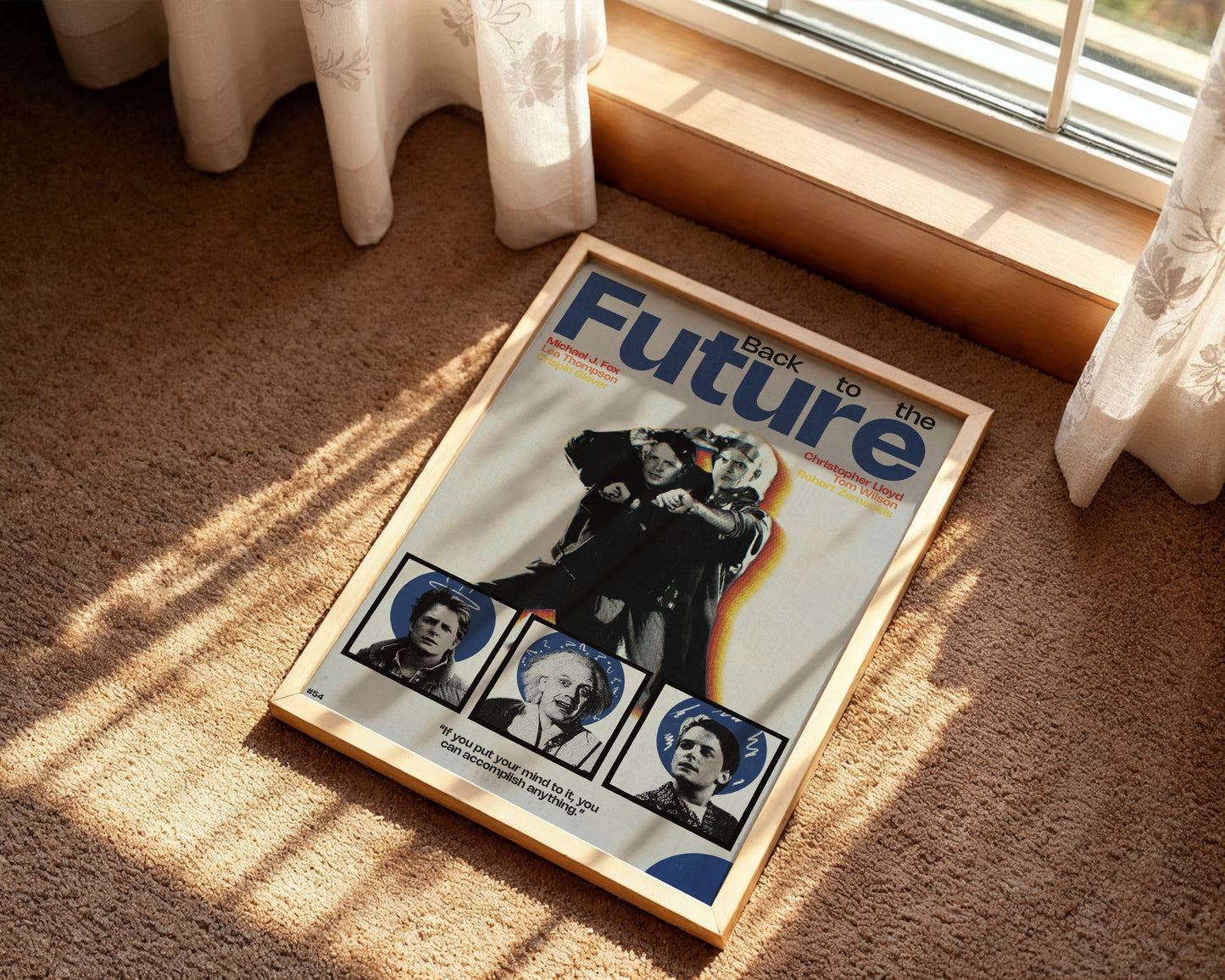 #54 Back to the Future poster