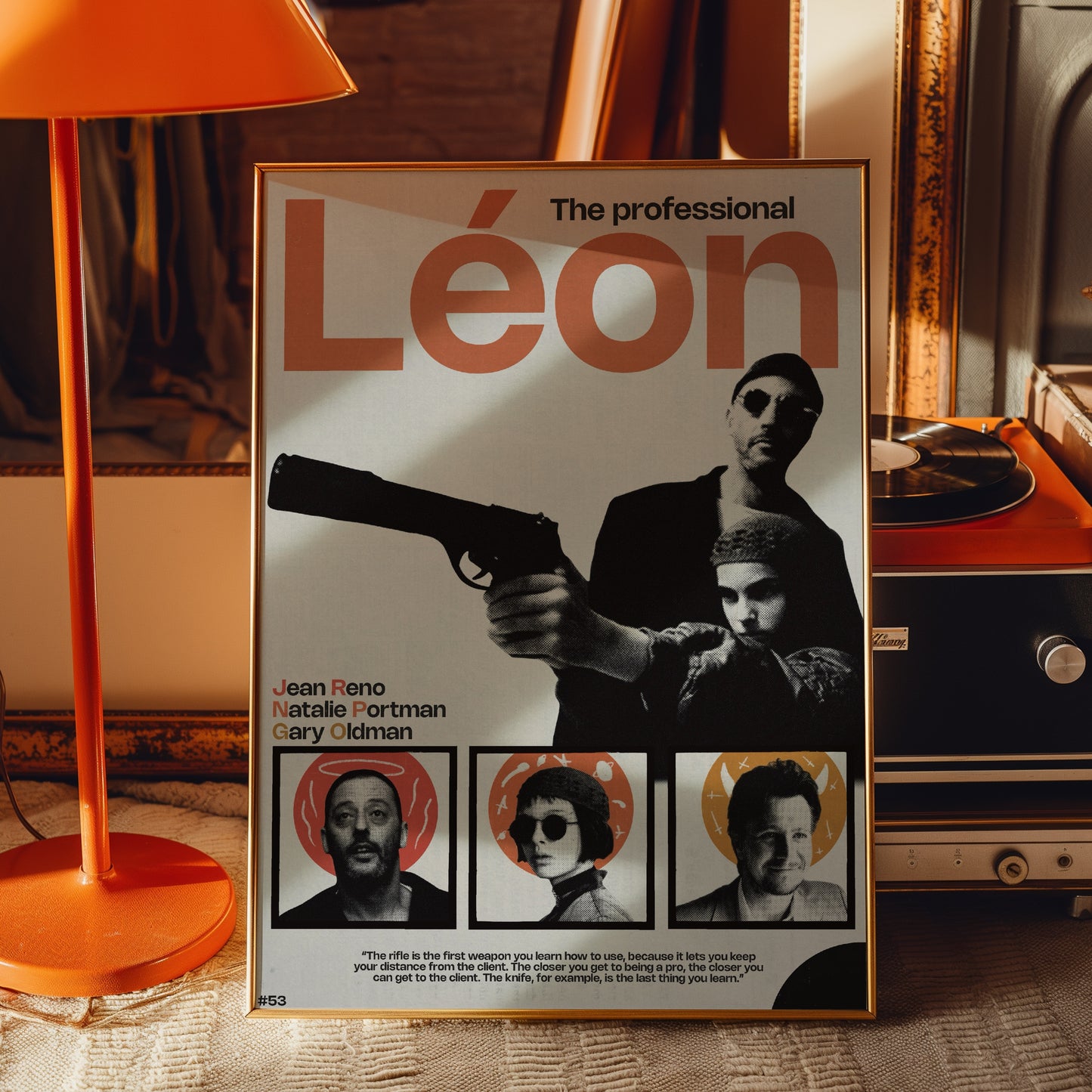 #53 Léon poster