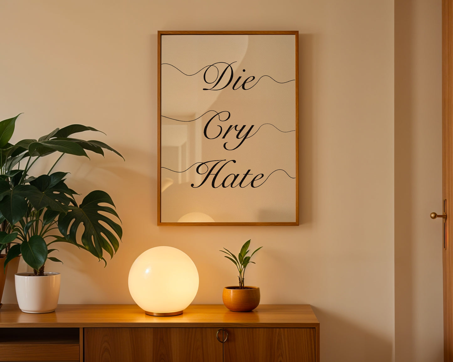 Die Cry Hate poster