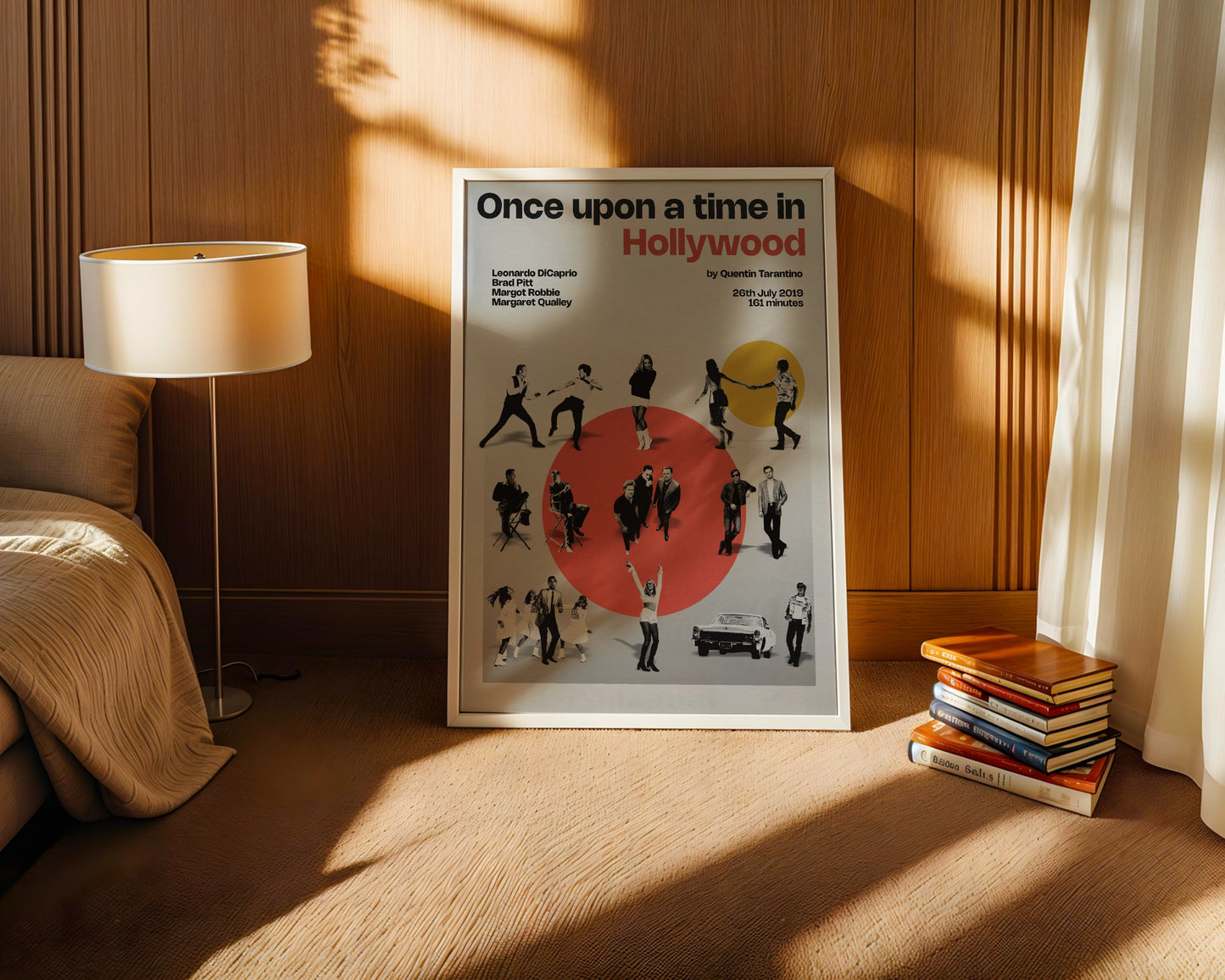 Once upon a time in Hollywood miniatures poster