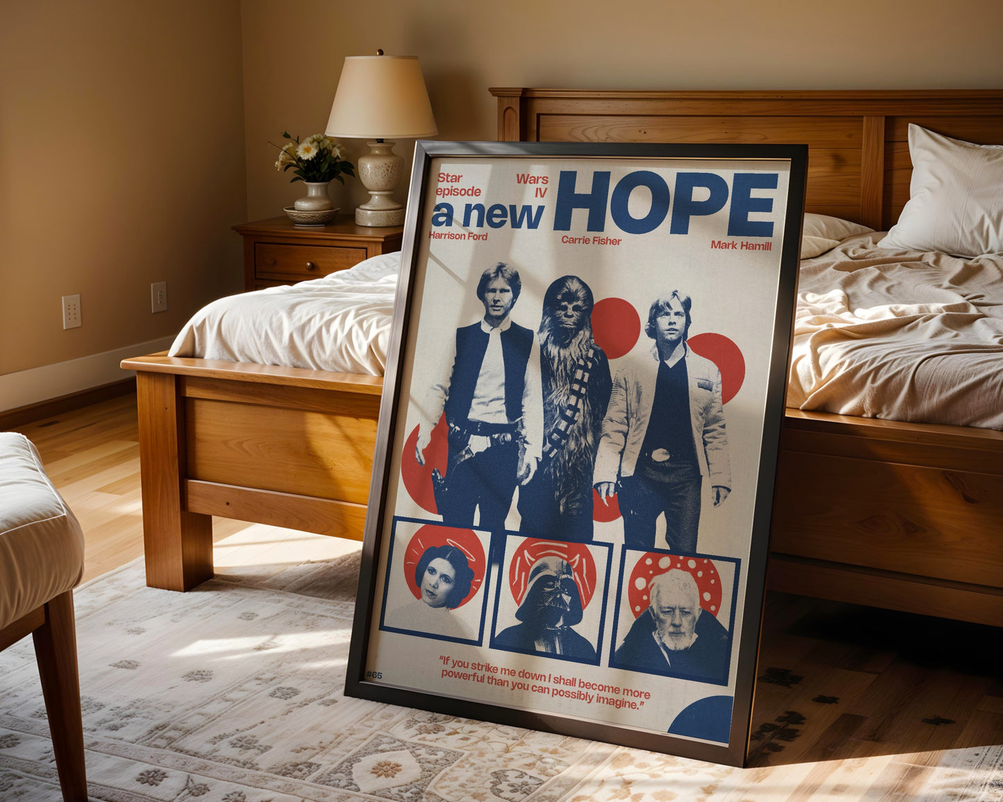 #65 Star Wars episode IV - a new hope poster