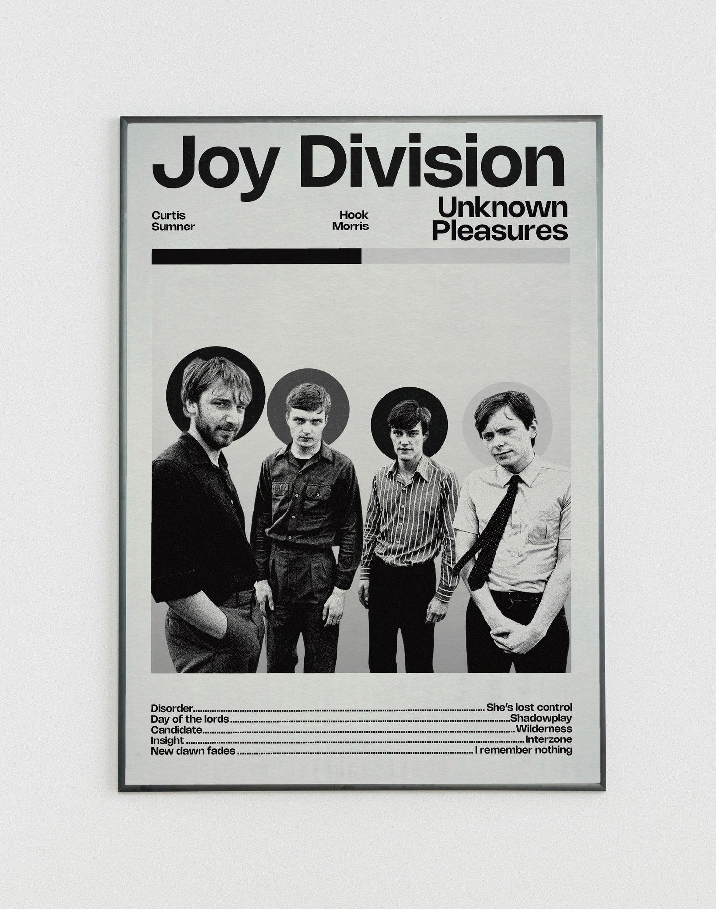 Joy Division Unknown Pleasures poster