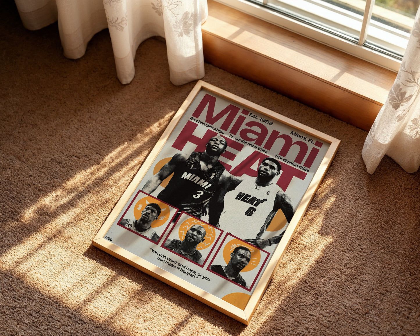 #59 Miami Heat poster