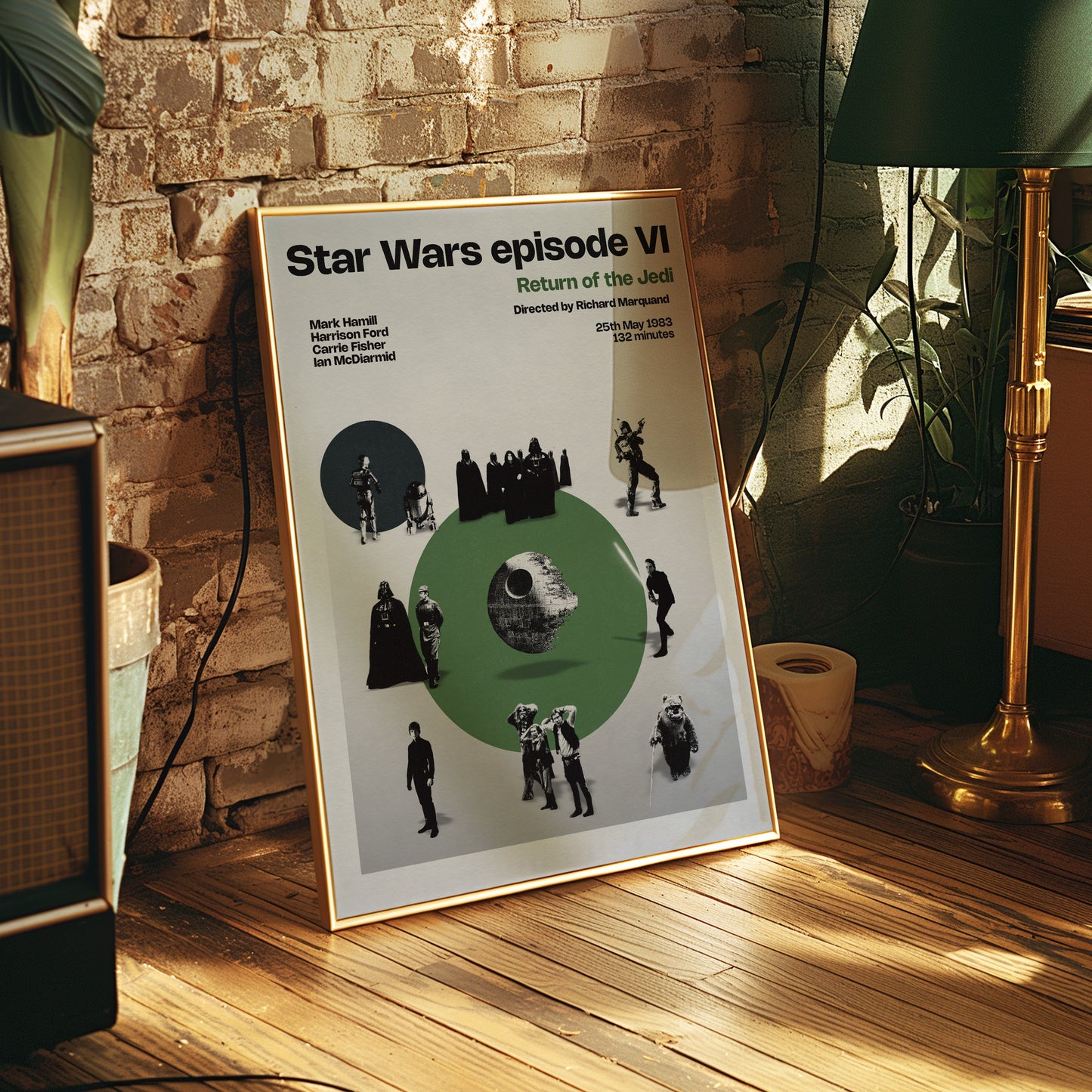 Star Wars Return of the Jedi miniatures poster
