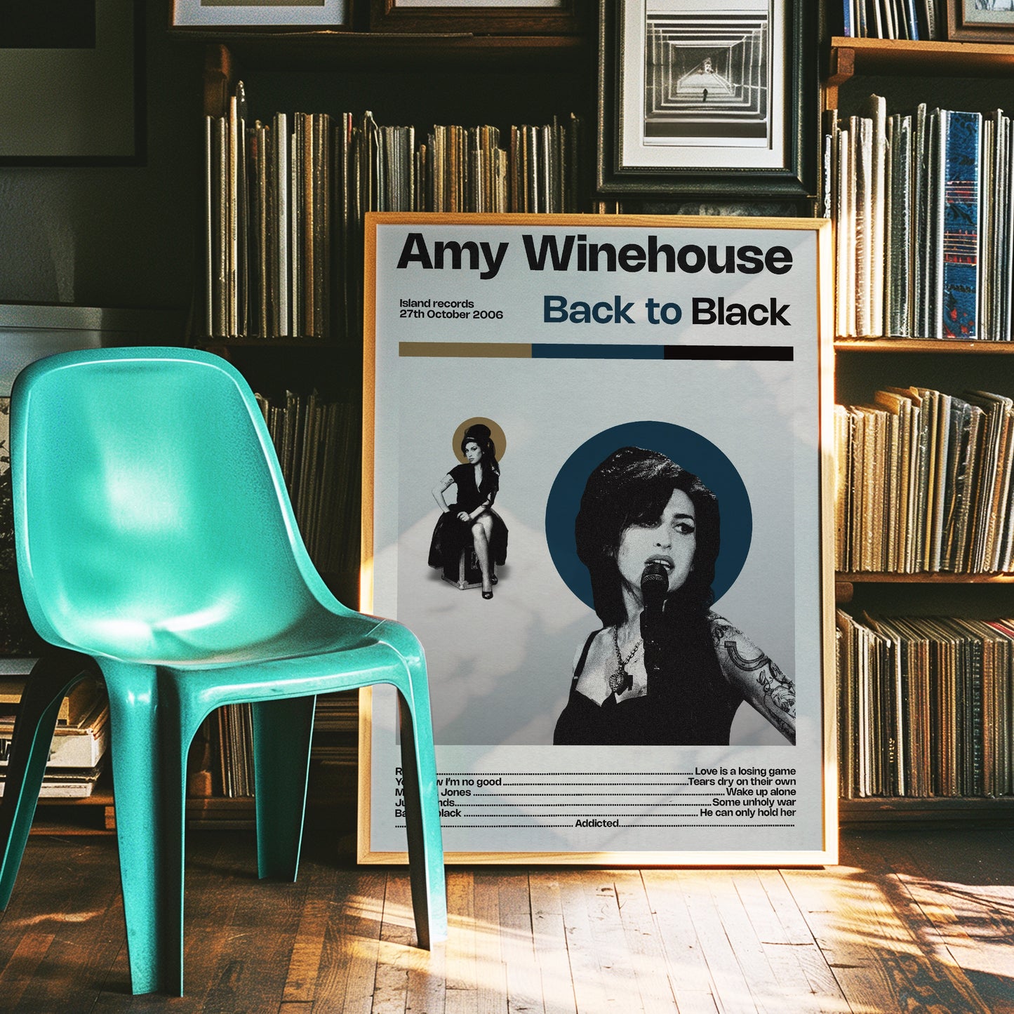 Amy Winehouse Back to Black poster
