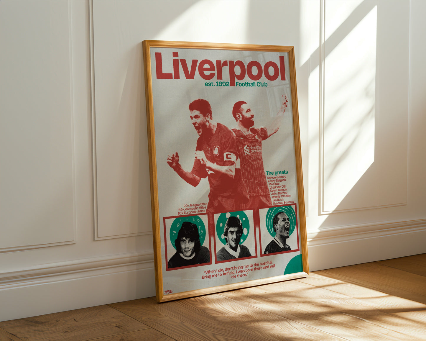 #55 Liverpool Football Club poster