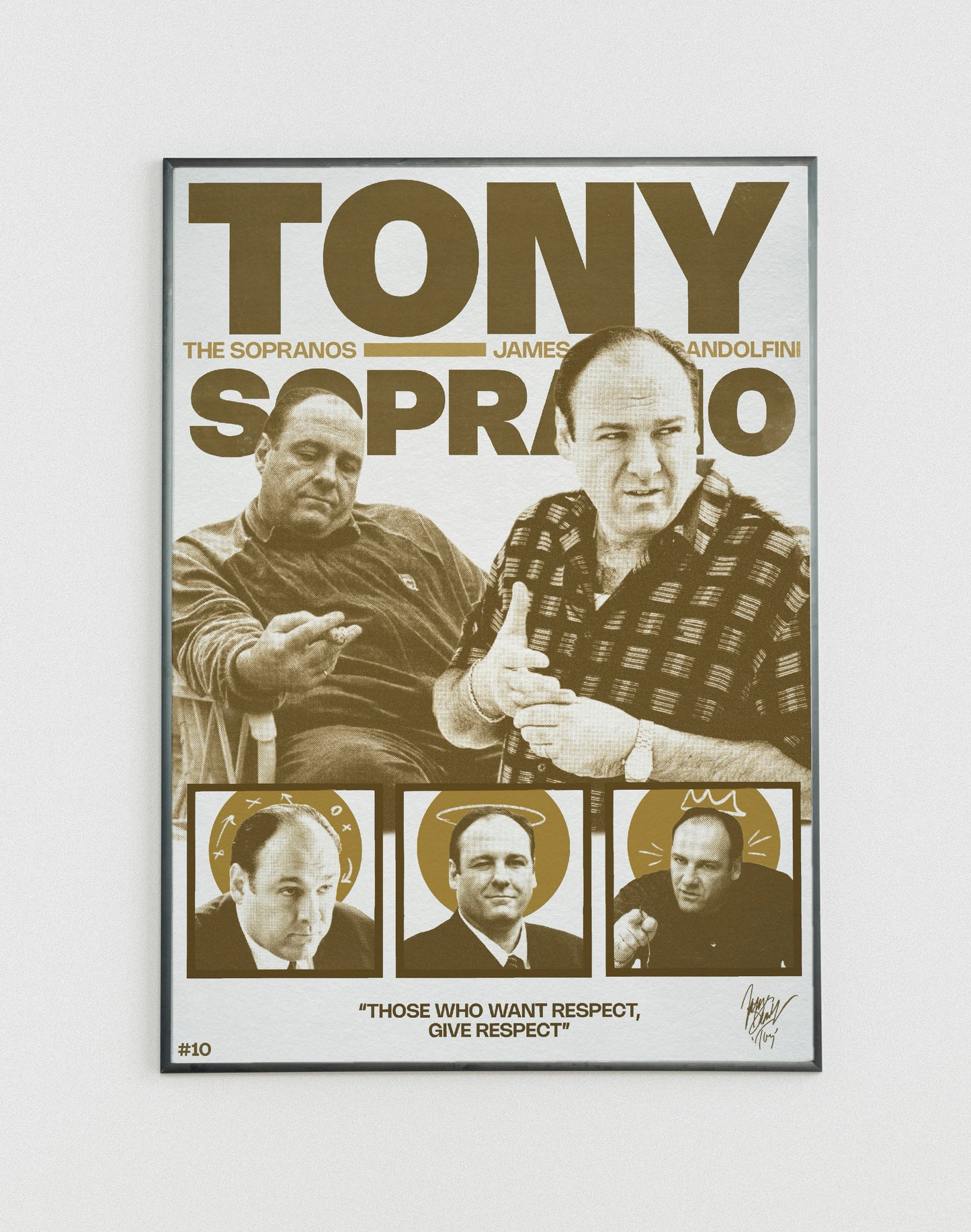 #10 Tony Soprano poster