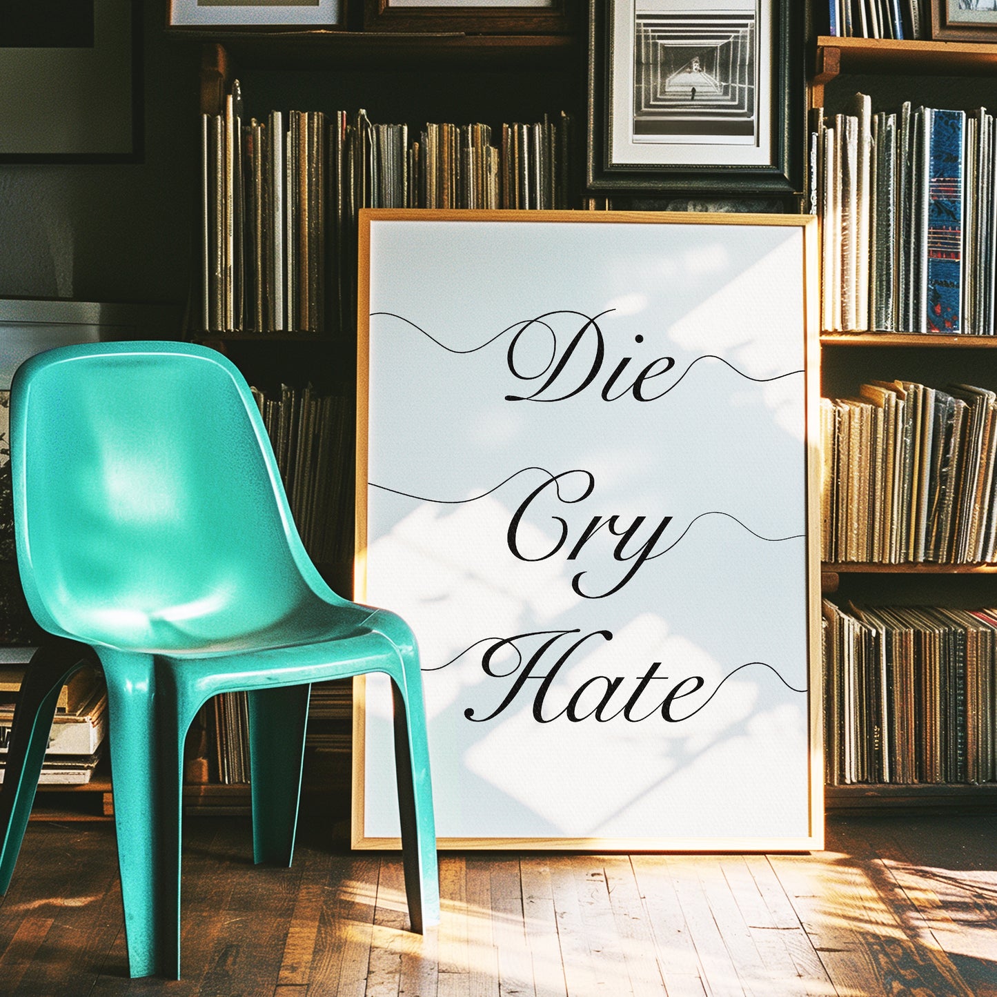 Die Cry Hate poster