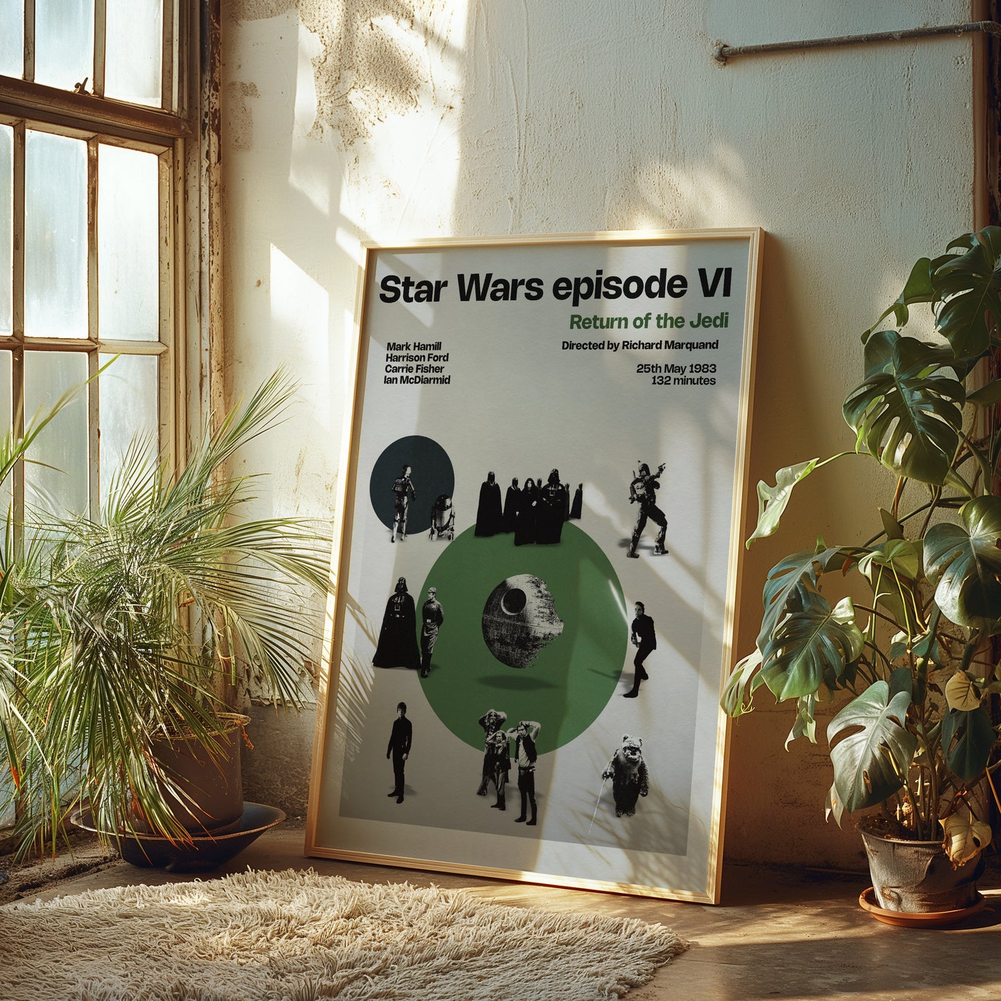 Star Wars Return of the Jedi miniatures poster