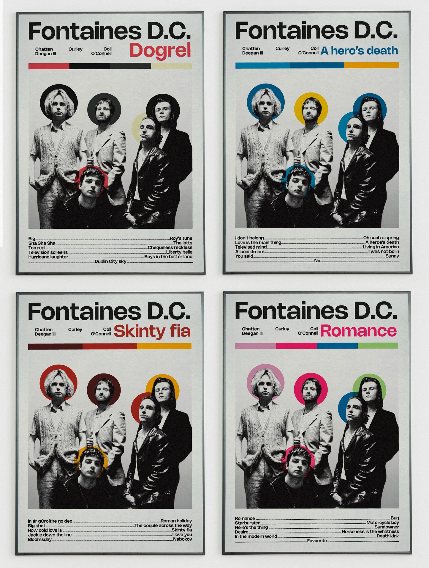 Fontaines D.C. Albums posters