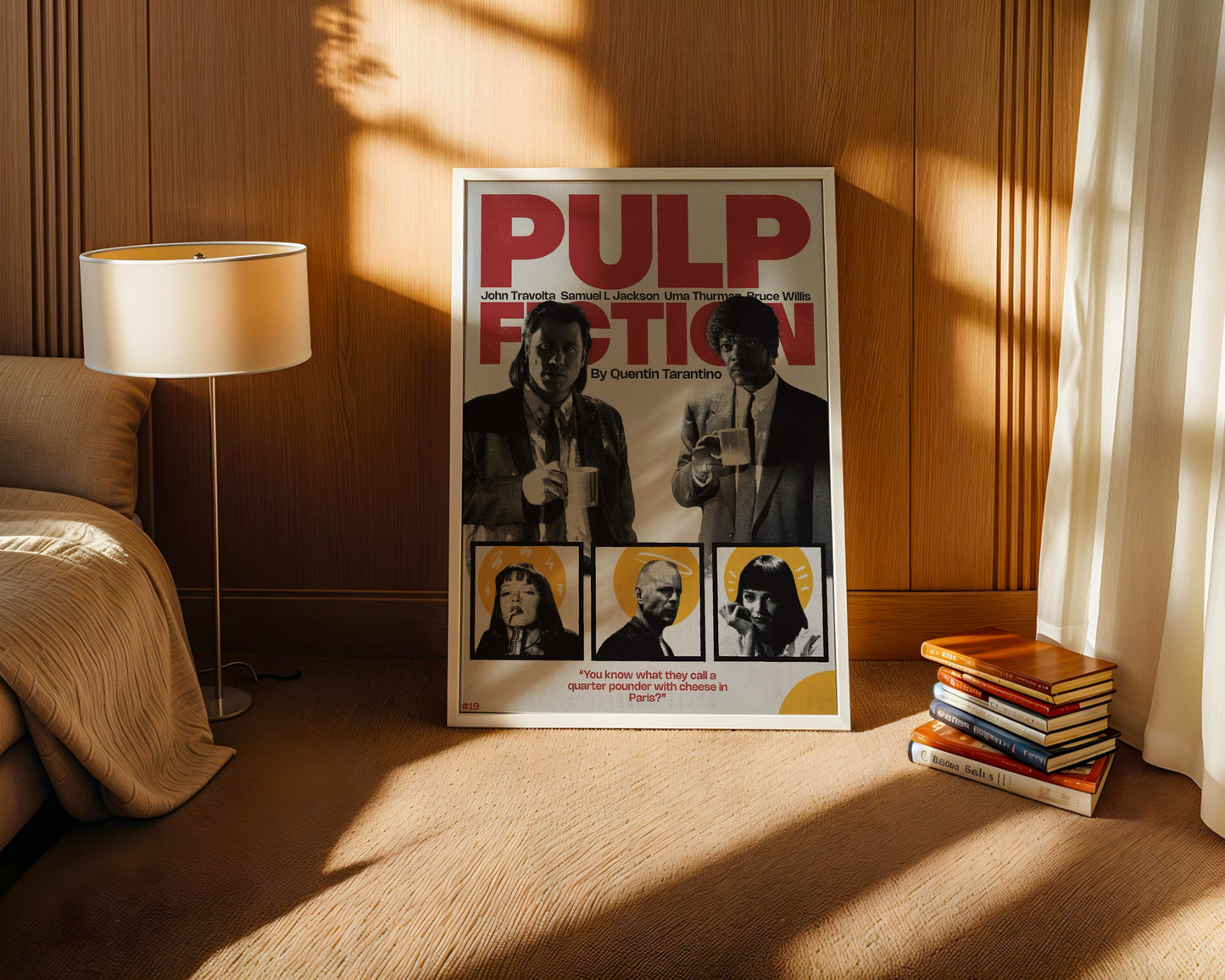 #19 Pulp Fiction poster