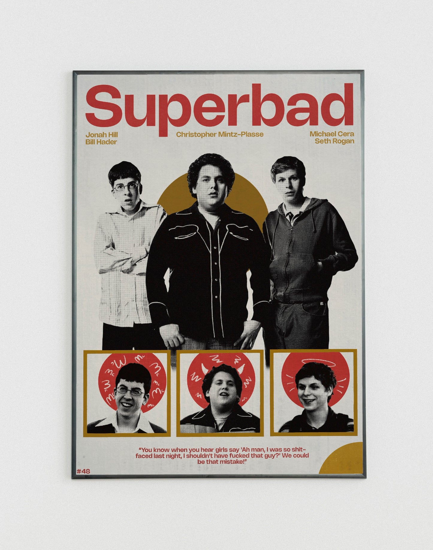 #48 Superbad poster