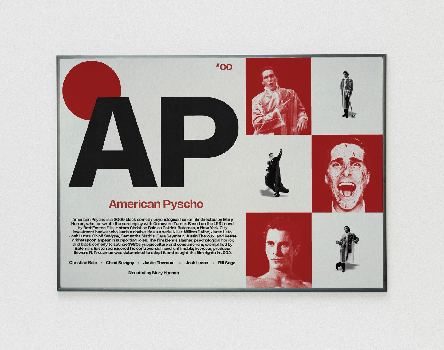AP American Pyscho film poster