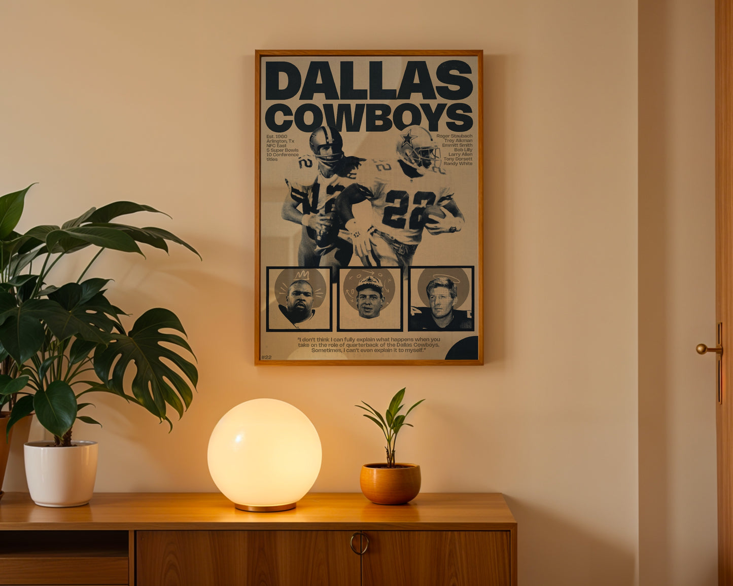 #22 Dallas Cowboys poster