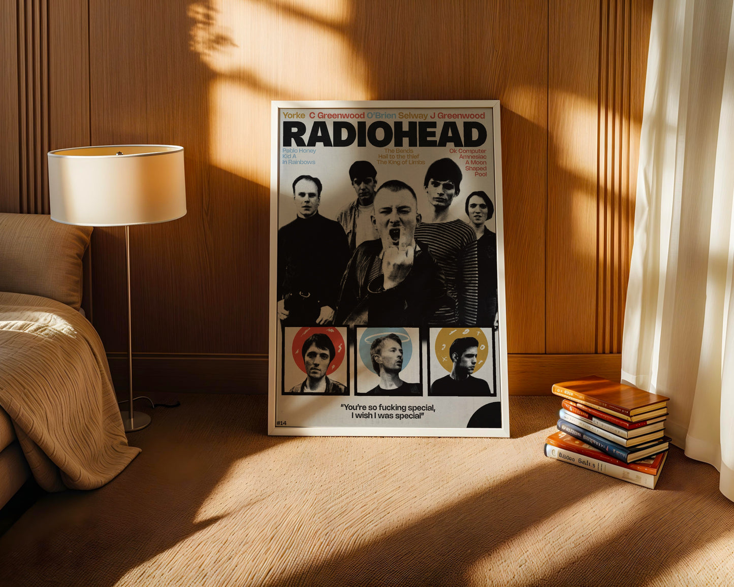 #14 Radiohead poster