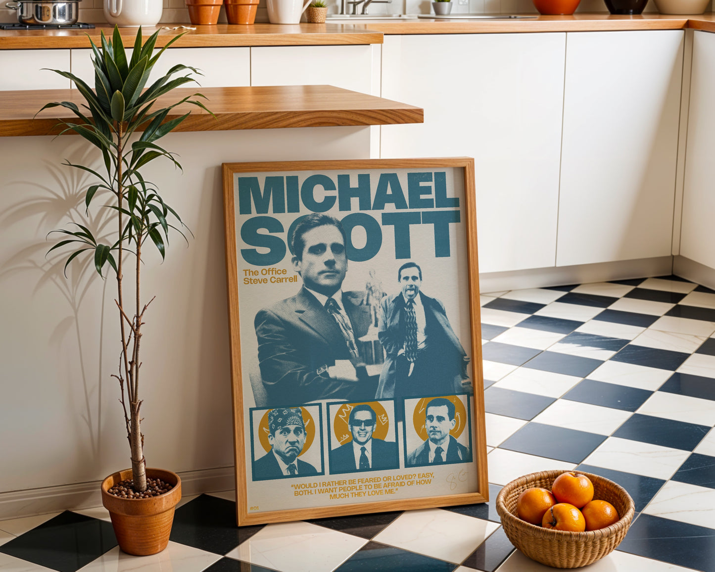 #01 Michael Scott poster