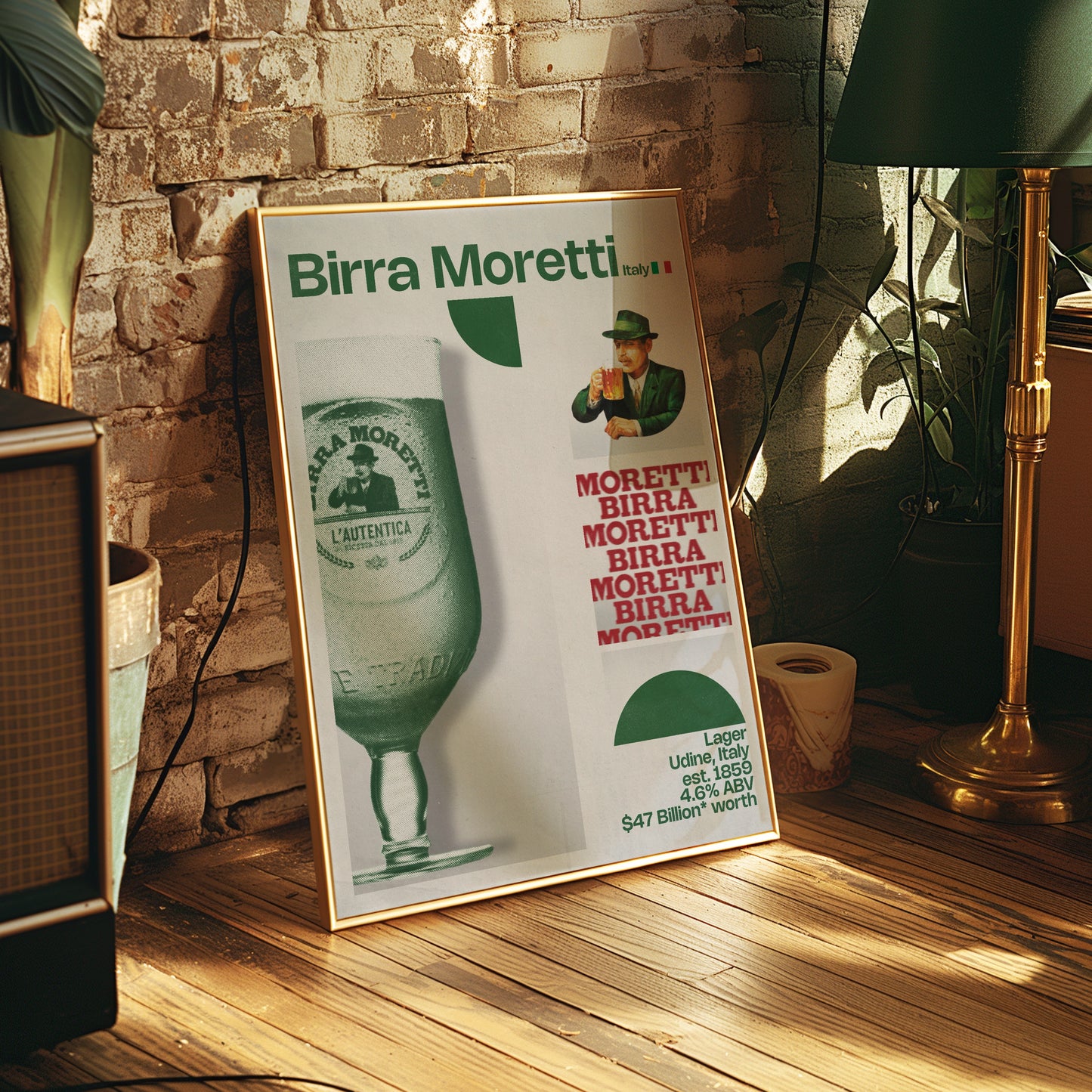 Birra Moretti poster