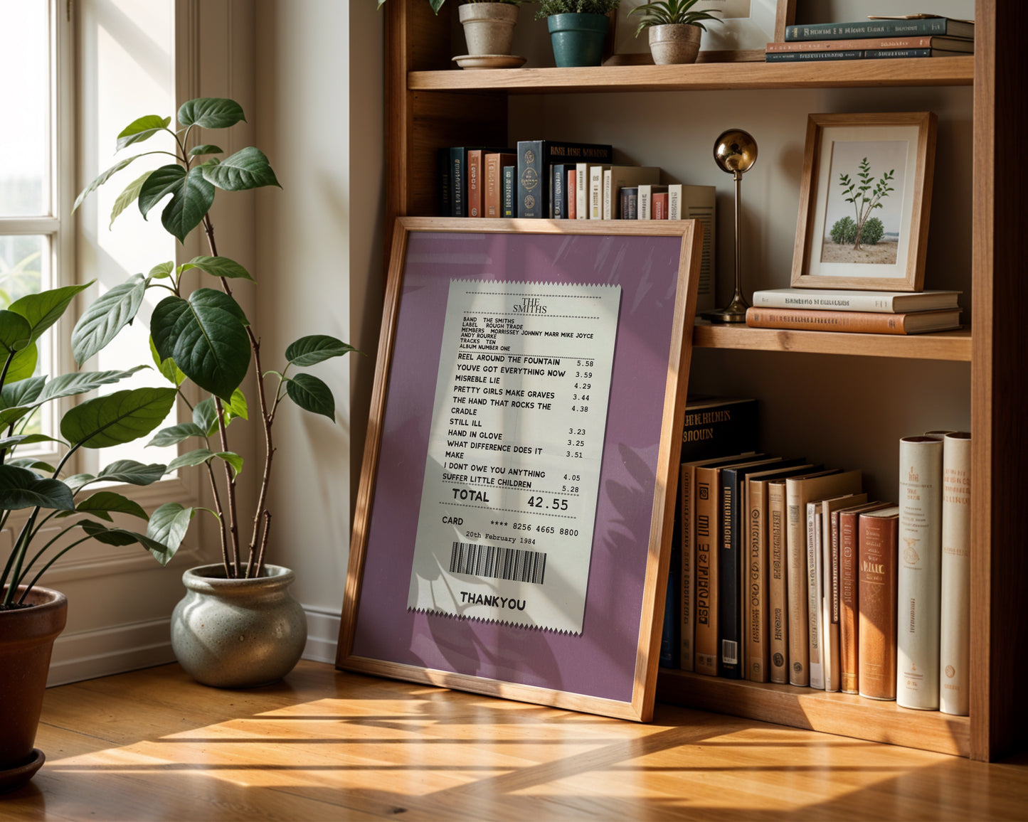 The Smiths receipt poster