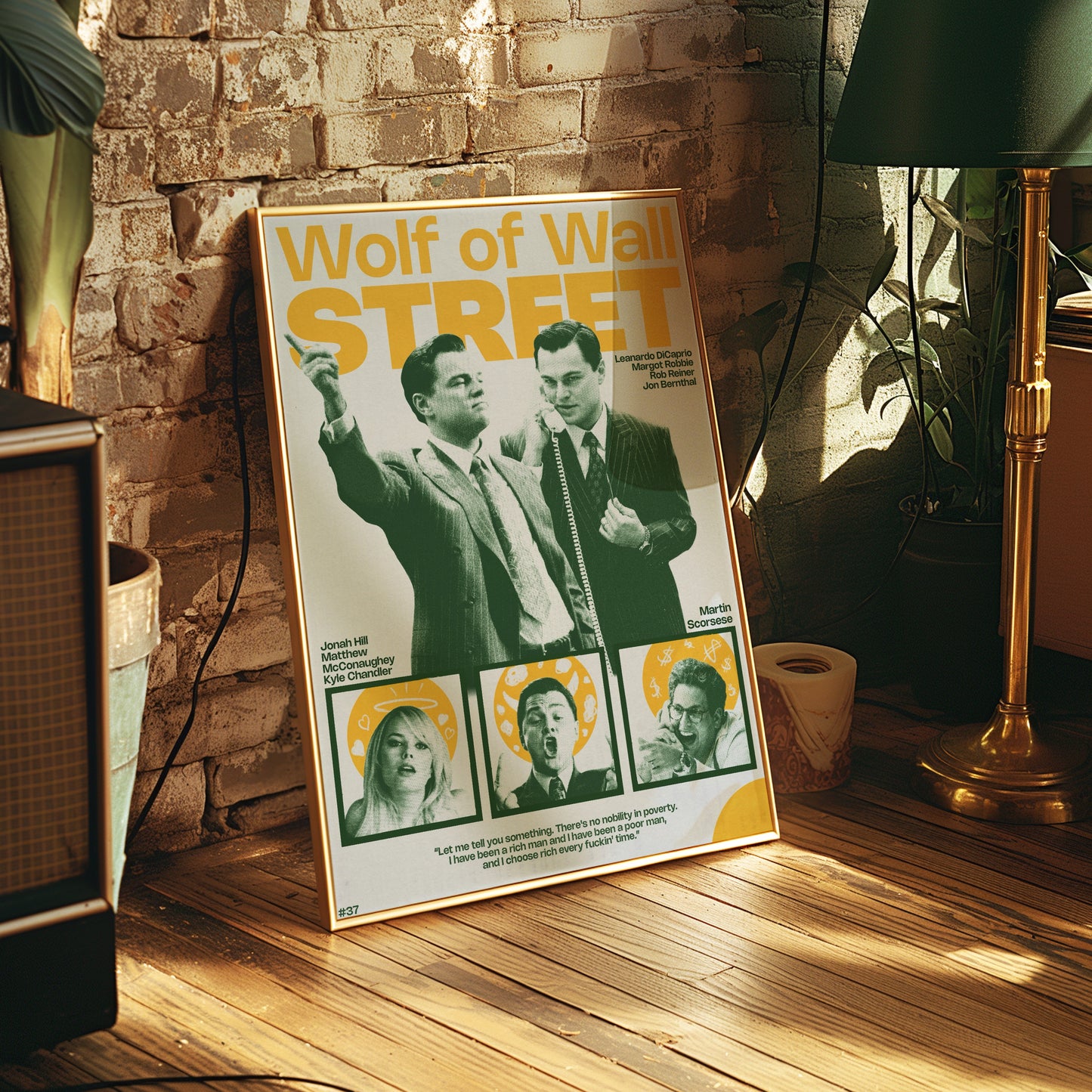 #37 Wolf of Wall Street poster