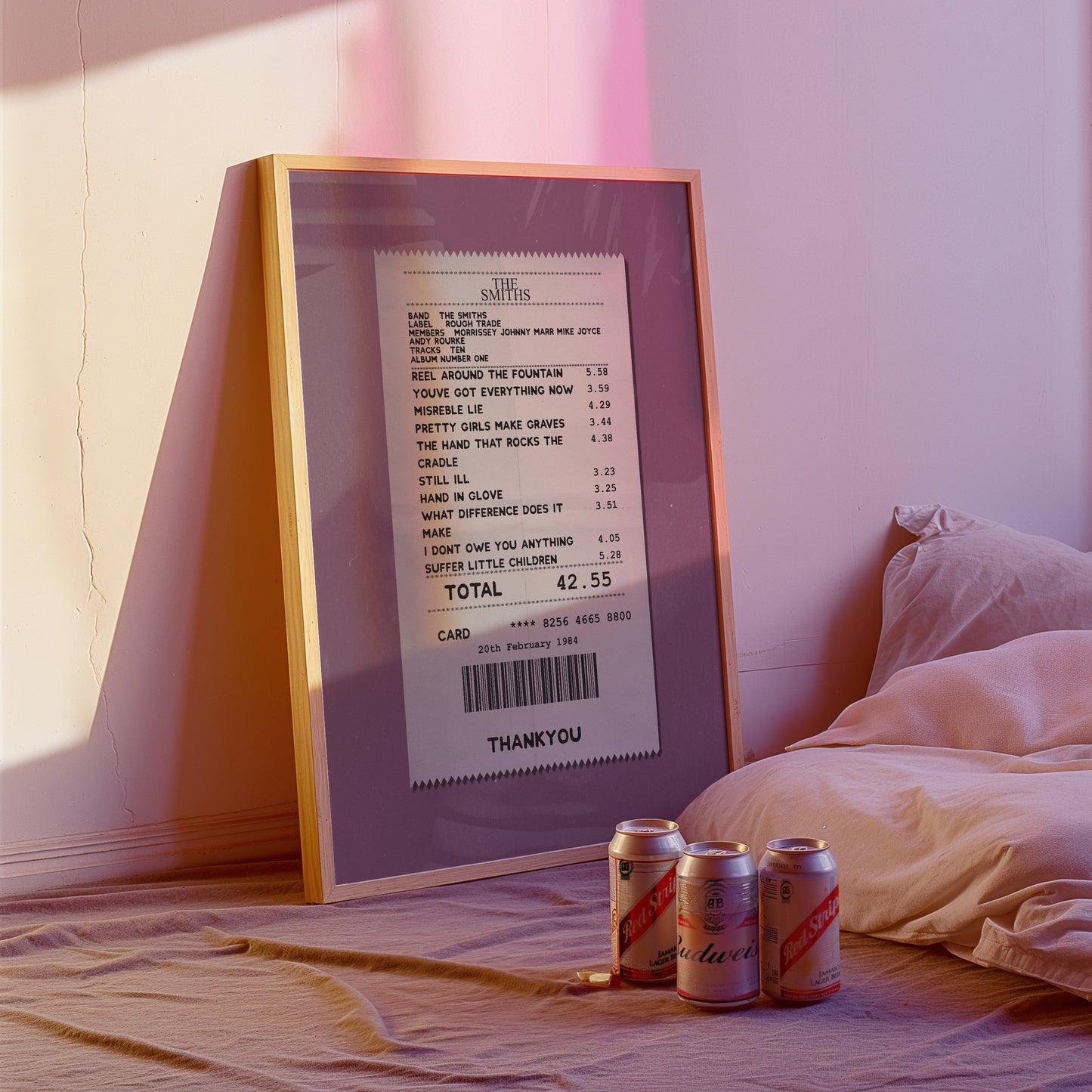 The Smiths receipt poster