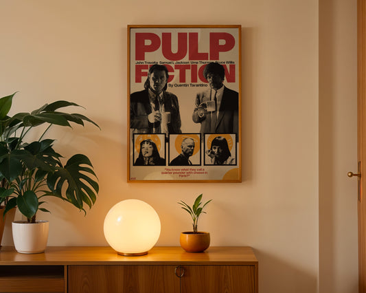 #19 Pulp Fiction poster