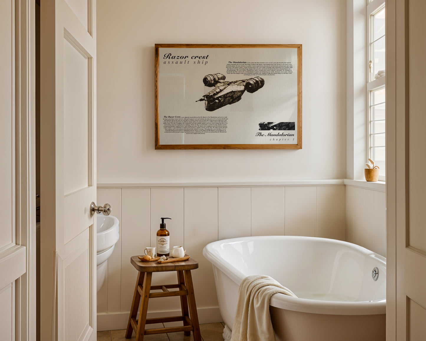 Star Wars Razor Crest poster