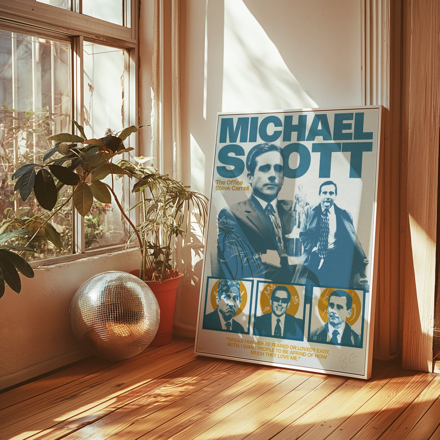 #01 Michael Scott poster